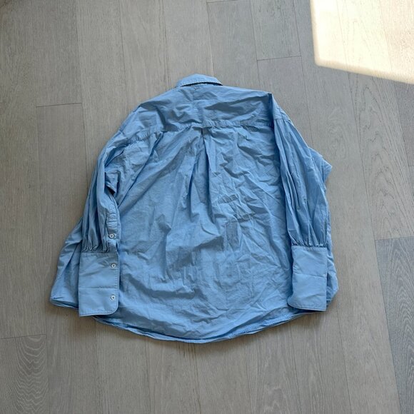 Helsa Blue Button Down - Picture 4 of 4